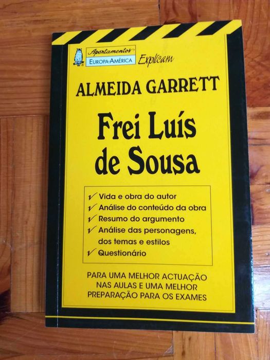 Apontamentos Europa-América Explicam  Garrett - Frei Luís de Sousa