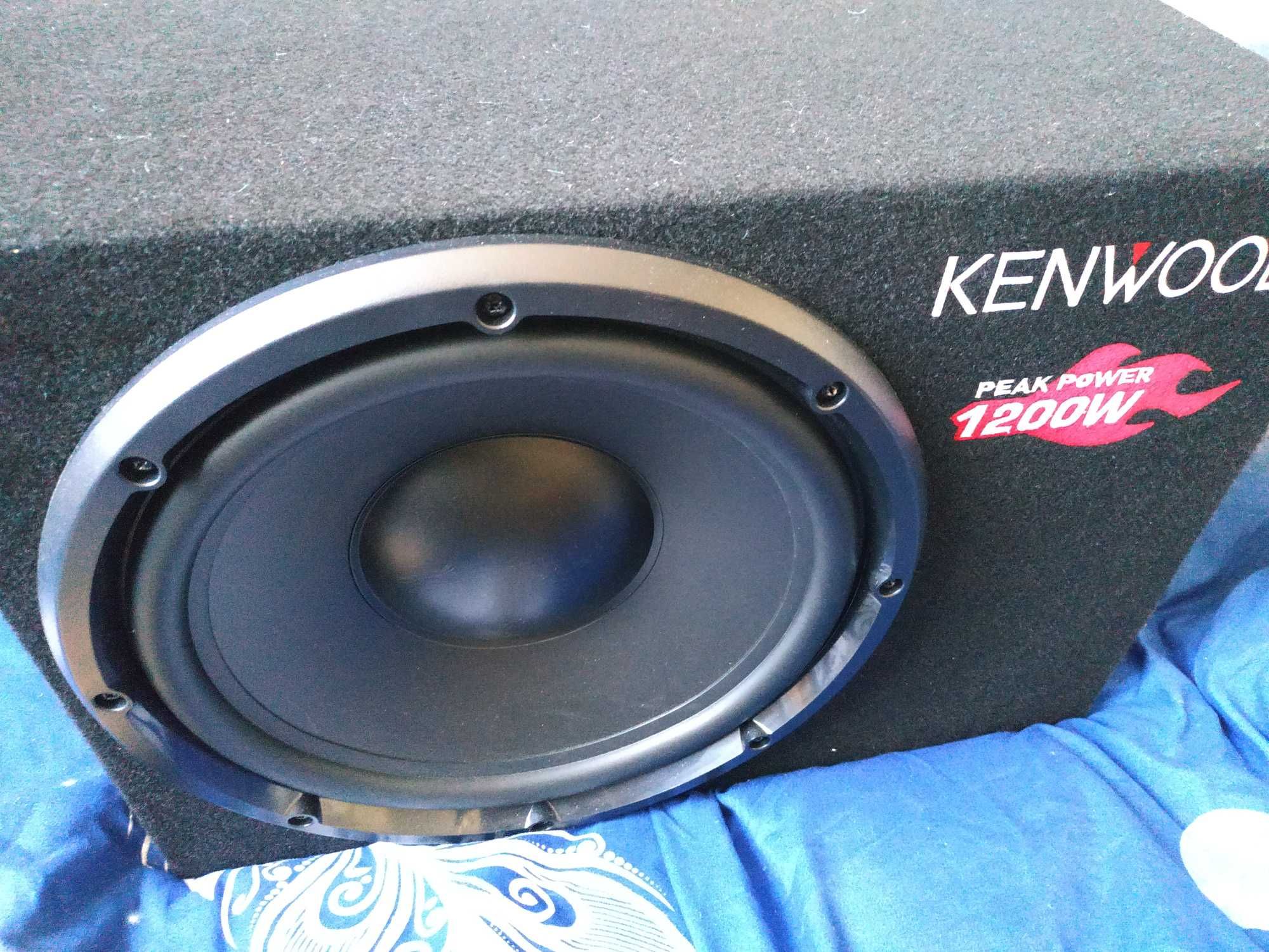 Subwoofer skrzynia basowa Kenwood Peak Power 1200 KSC-W1200B 300 W