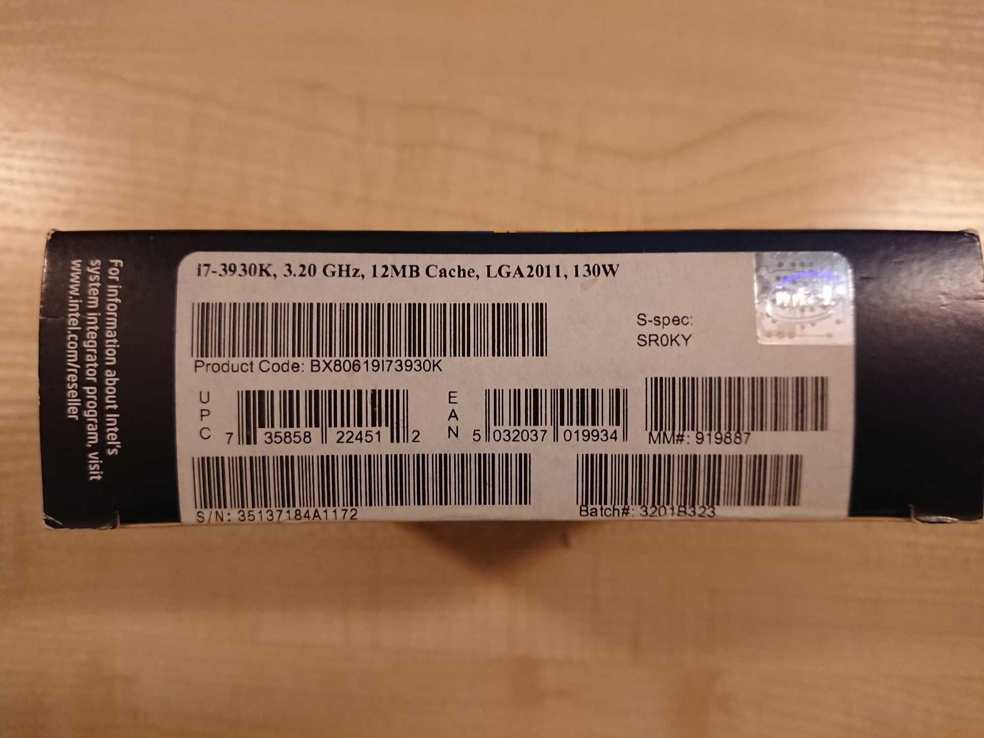 СКИДКА! Топовый Процессор Intel Core i7-3930K 6 / 12 x 3.2GHz 12MB L3