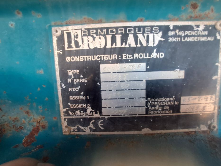 Rozrzutnik obornika Rolland Conic 9395