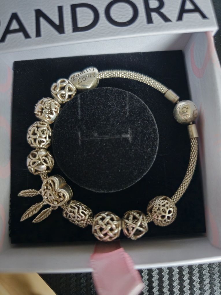 Bransoletka Pandora Moments Mesh 19cm