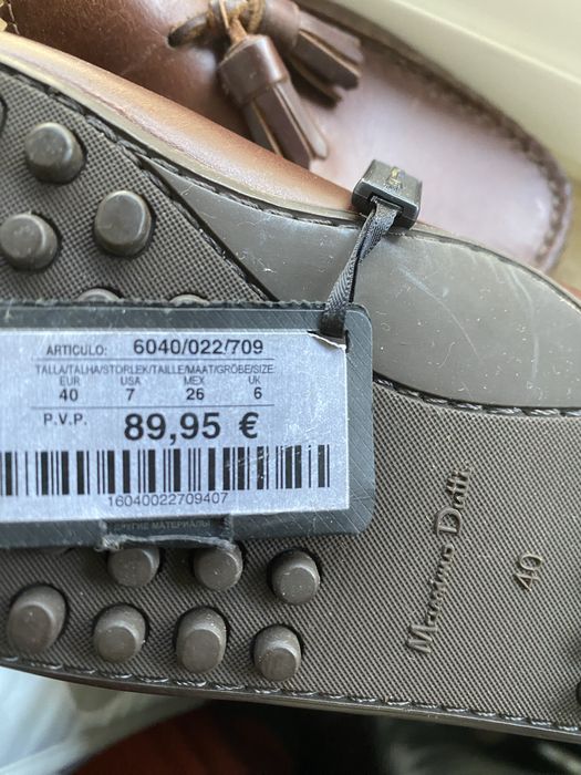 Sapatos Novos Massimo Dutti