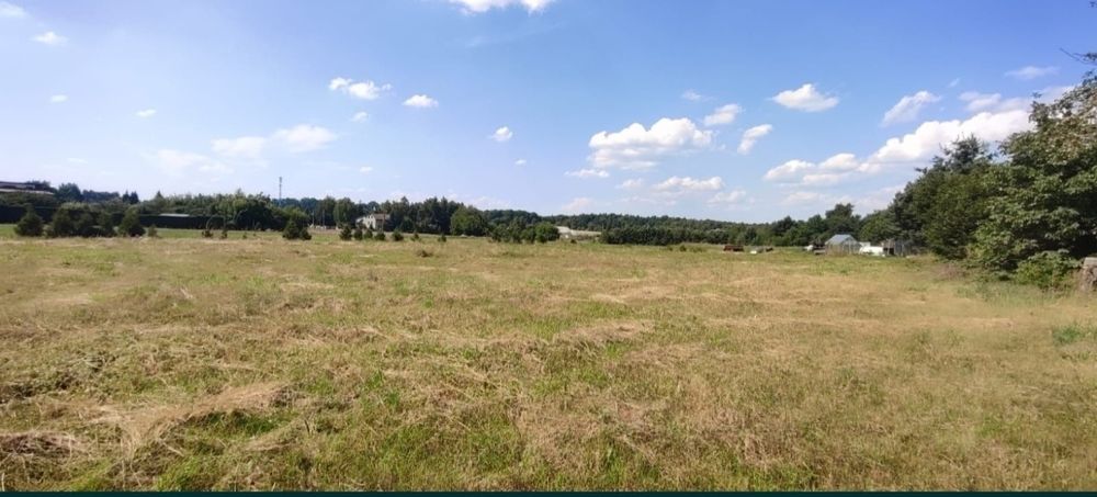 * Działka Lyski 1277 luźna zabudowa domów