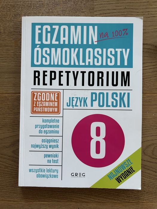 Arkusze egzaminacyjne i repetytoria  klasa 8