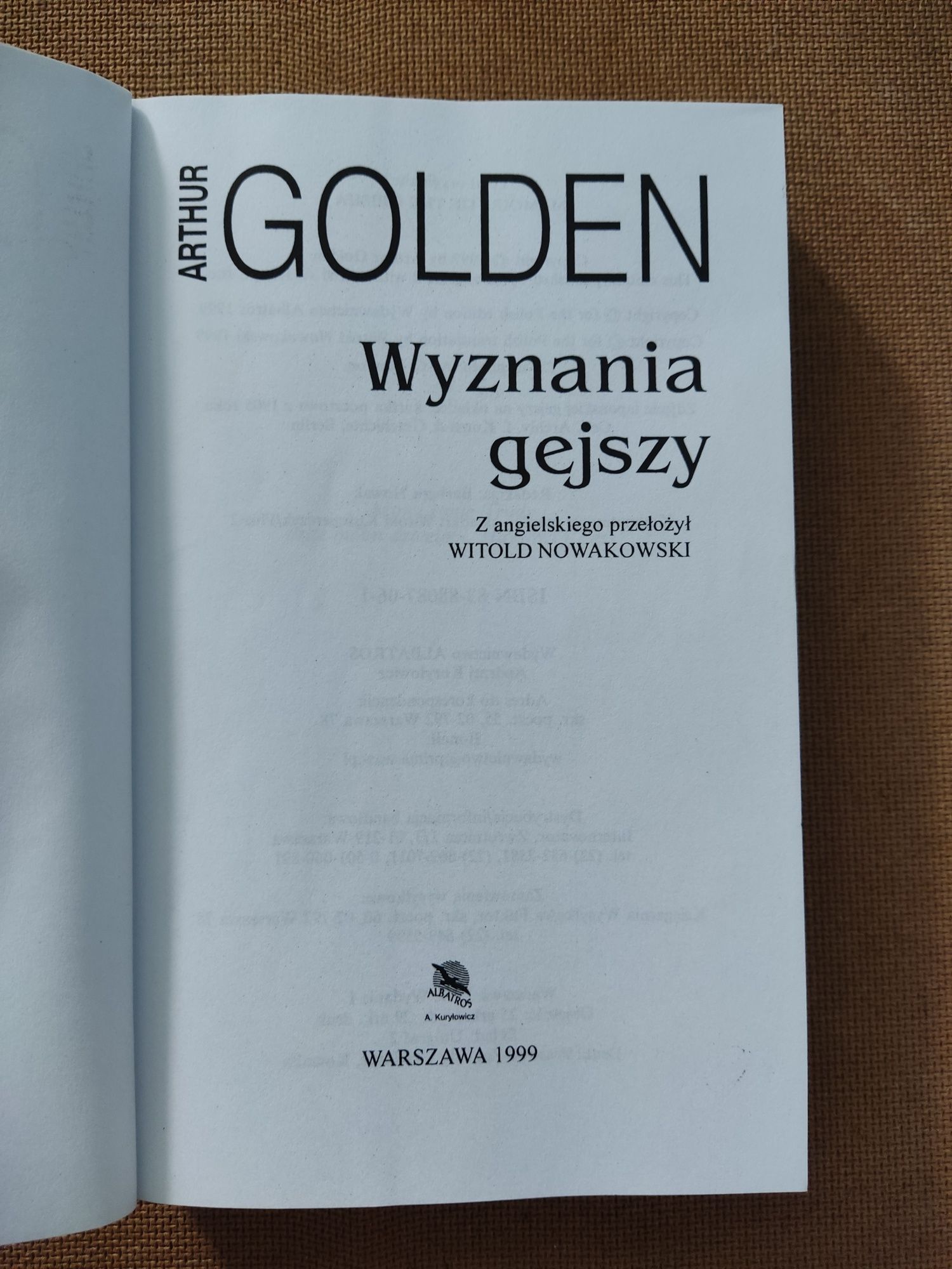 Wyznania Gejszy - Arthur Golden
