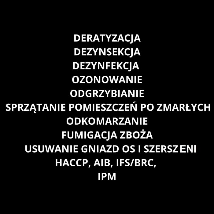 "KRAZU" Pest control Dezynfekcja, Dezynsekcja, Deratyzacja