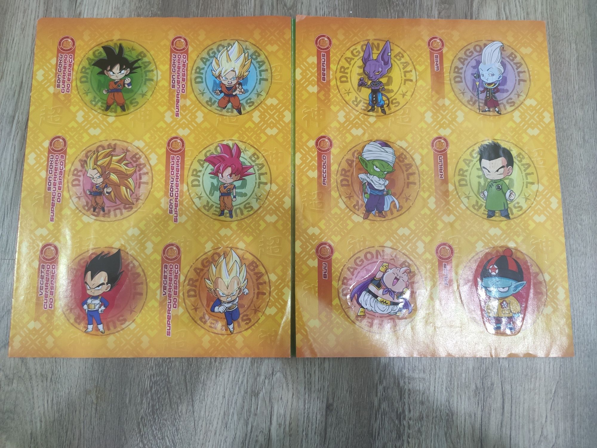 Caderneta Dragon Ball Super completa