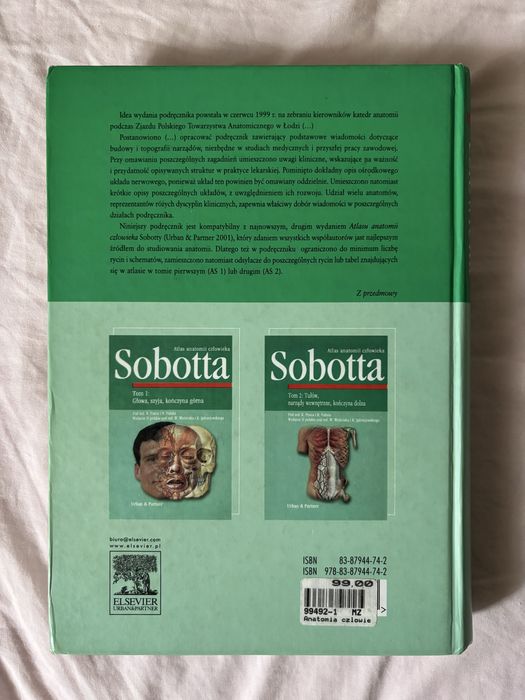 Anatomia człowieka podręcznik dla studentów i lekarzy Witold Woźniak