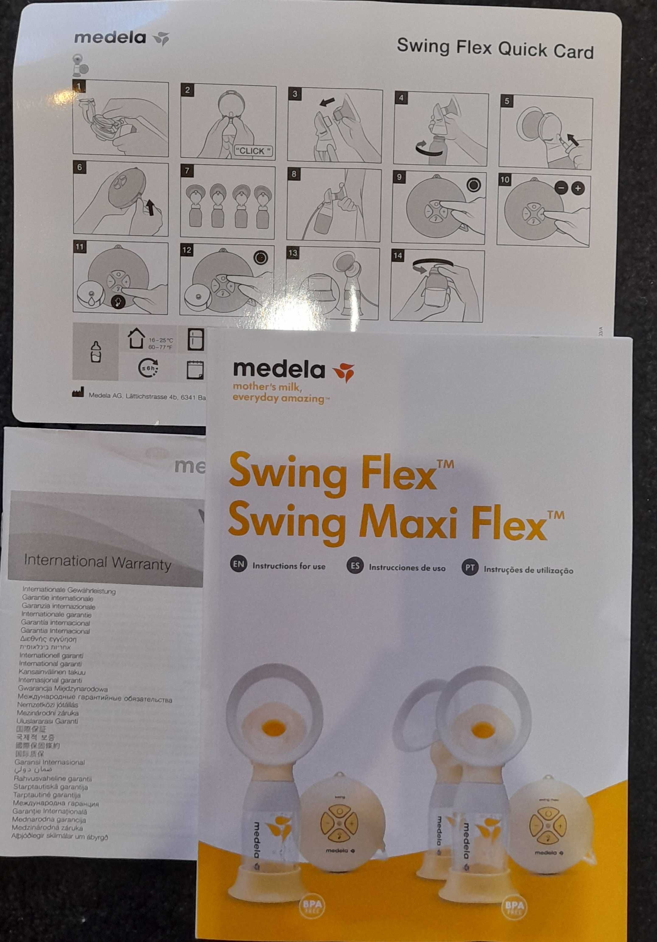 MEDELA, extrator de leite elétrico Swing Flex Premium