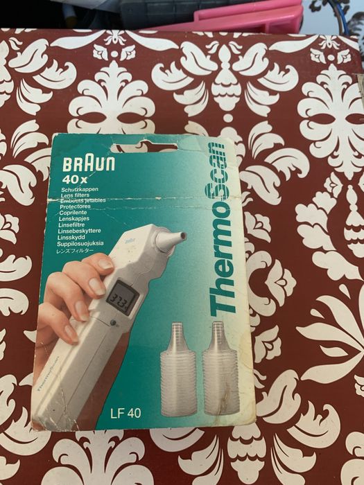 40x Braun thermiScan protetores ouvido