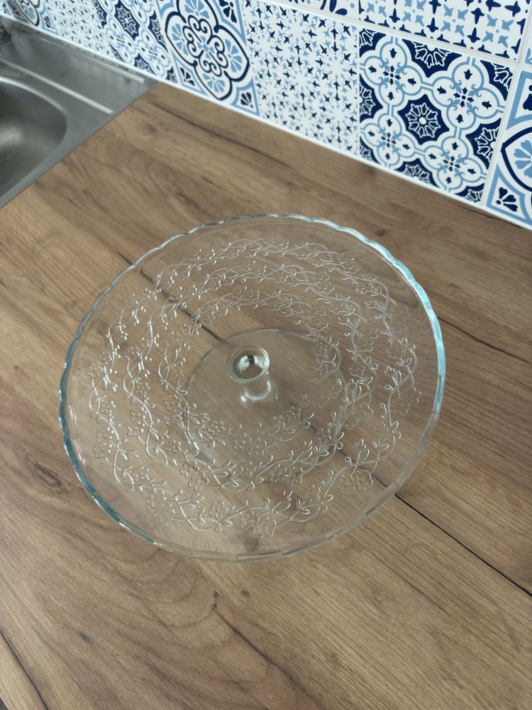 OKAZJA Nowa szklana patera Ikea Brollop