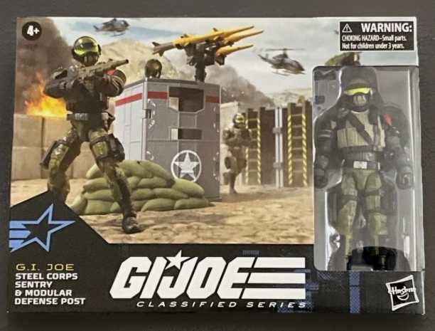Gijoe Classified Steelcorps sentry with modular defense (Novo Selado)