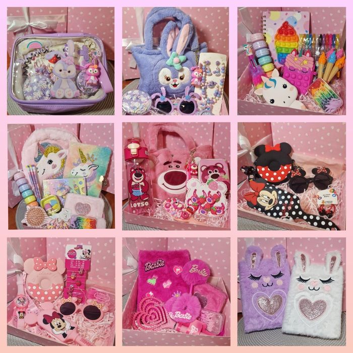 Подарунковий набір для дівчинки. Бокс для дівчинки. Косметичка, рюкзак