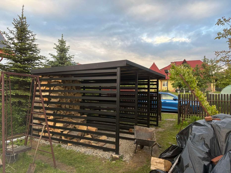 Wiata samochodowa Altany CarPort Zadaszenie samochodu tarasu drewutnia