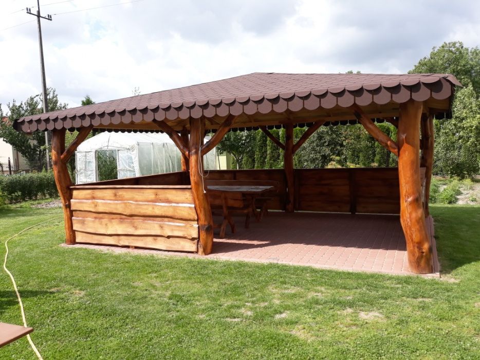 Meble ogrodowe Altana Altanka Altanki z bali.