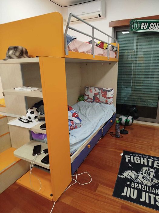 Beliche robusto e moderno "Ganha espaço e estilo no teu Quarto"