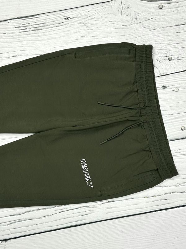 Gymshark Spodnie Dresy Joggery Męskie Muscle Fit Rozpinane Nogawki r S