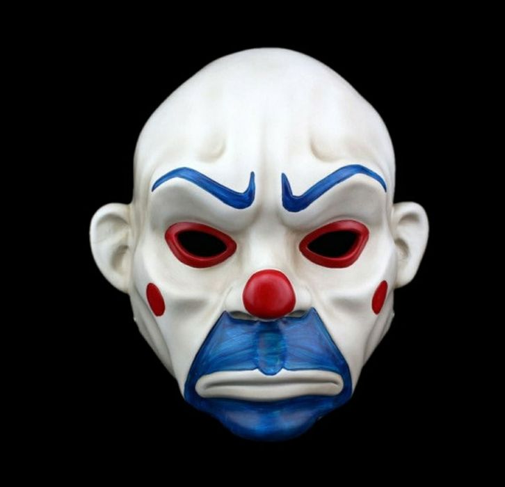 Máscara Joker Assalto Ao Banco Batman Heath Ledger