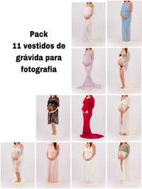 PACK 11 vestidos de grávida