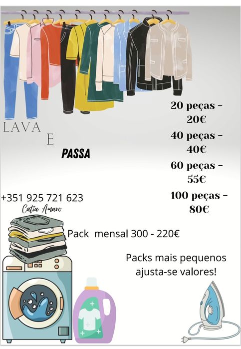 Lavo e passo a ferro
