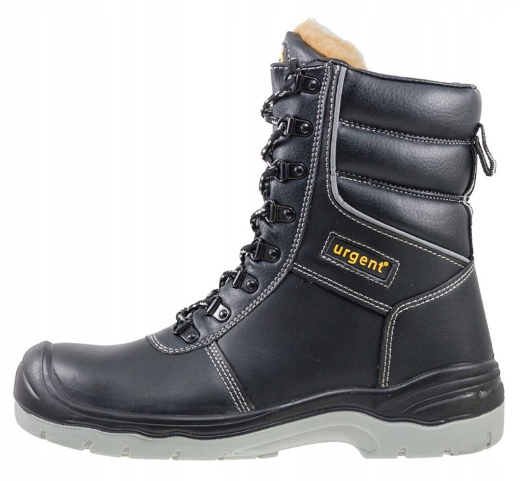 Buty Robocze Zimowe Trzewiki Wysokie Ocieplane Wodoodporne 39-46