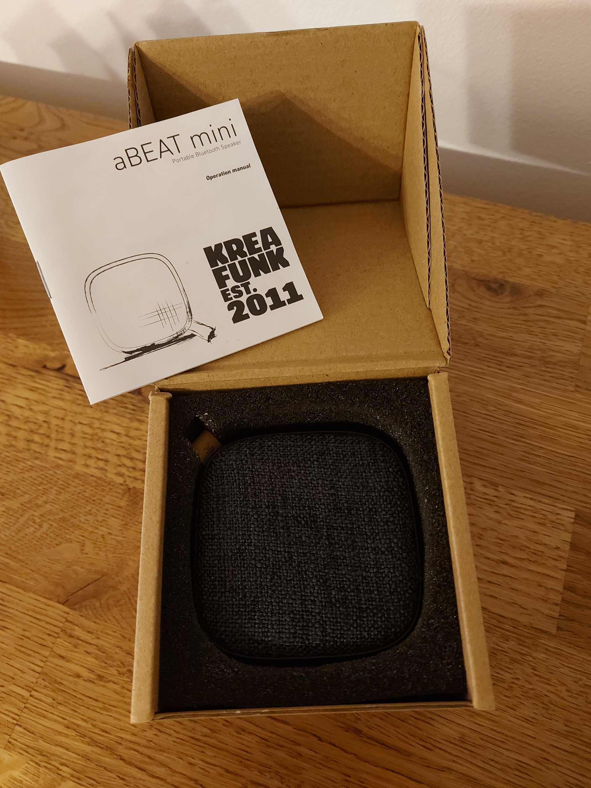 Głośnik Bezprzewodowy Kreafunk czarno-szary aBEAT mini