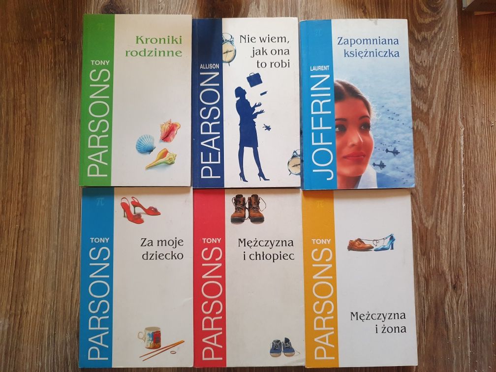 Tony Parsons, Allison Pearson, Laurent Joffrin - 6 książek