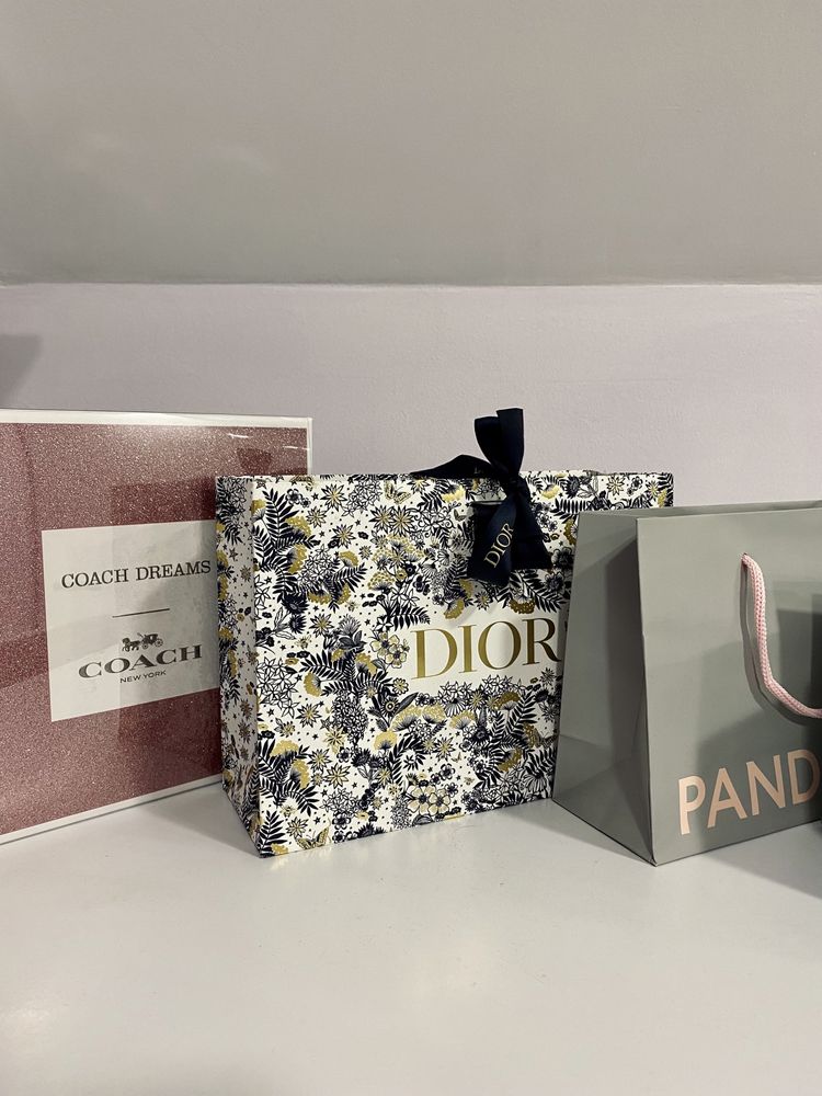 Оригінальні пакетики Coach, Dior, Pandora, Brocard, Золотий вік