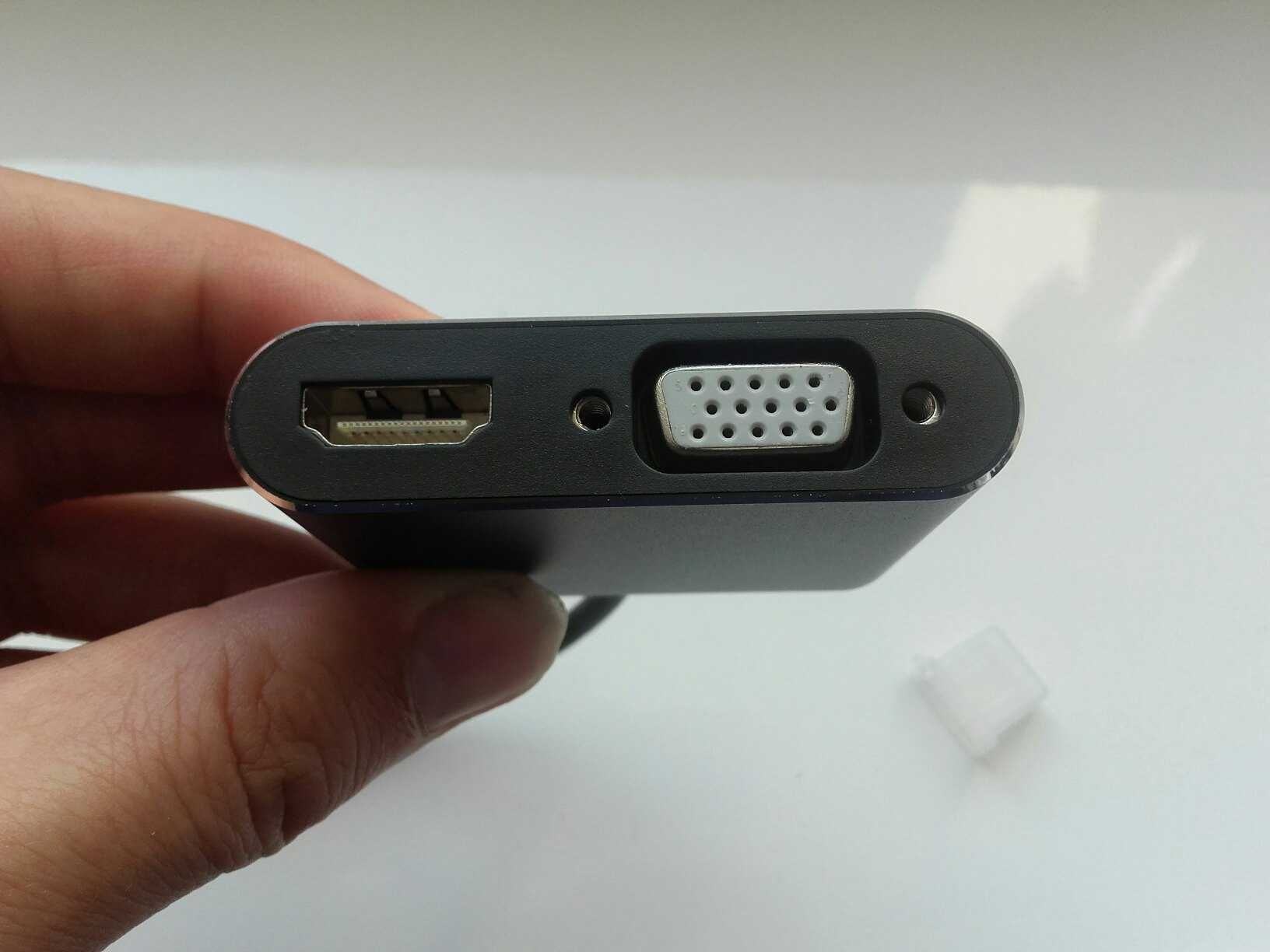 Adapter USB 3.0 na HDMI, VGA do monitora lub TV +sterownik