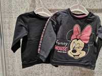 Bluzy czarne, 80-86, Disney, H&M