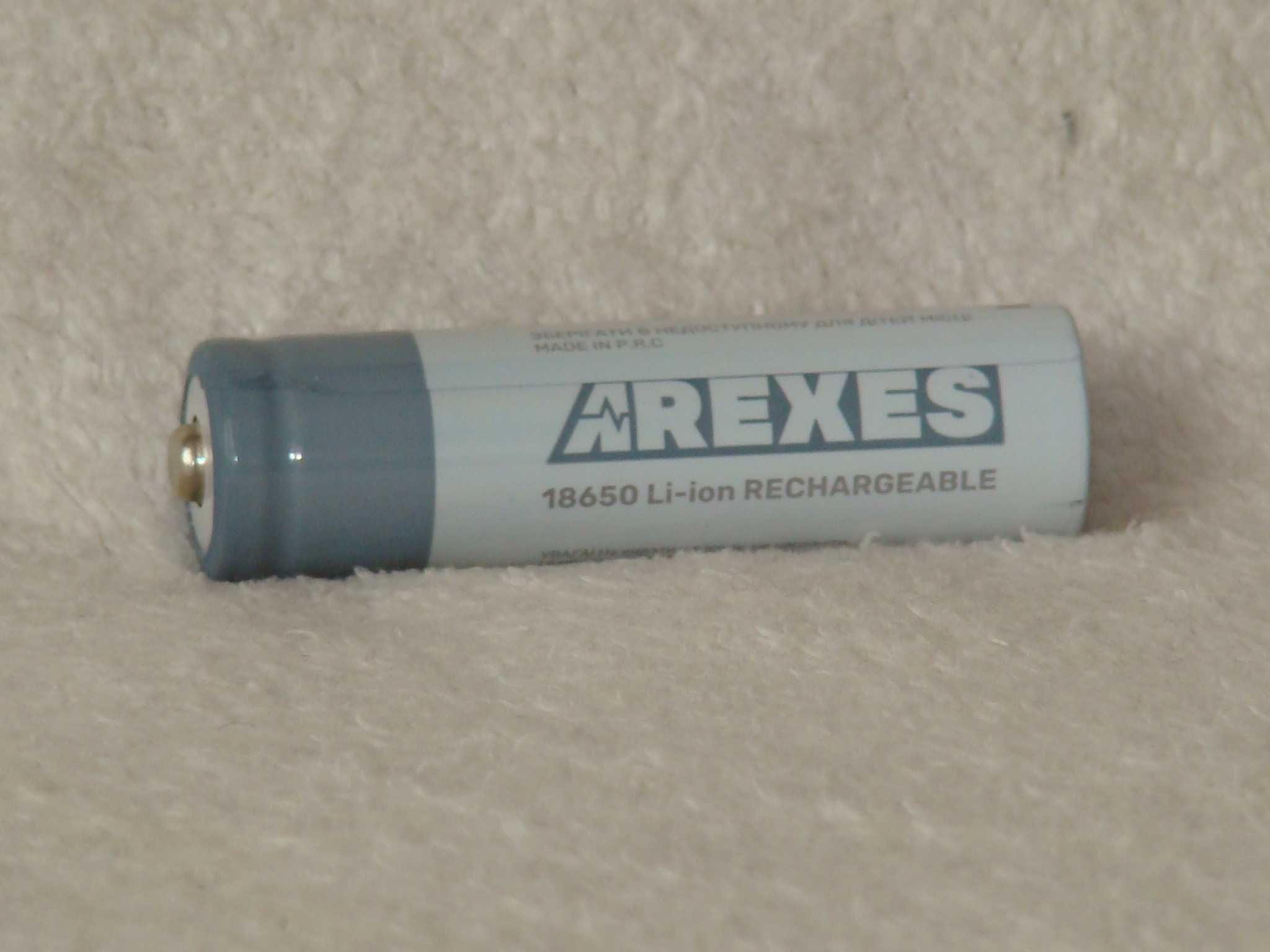 НОВЫЙ Литиевый Аккумулятор Arexes 18650 Li-Ion 1000 mAh, 3.7v MADE IN