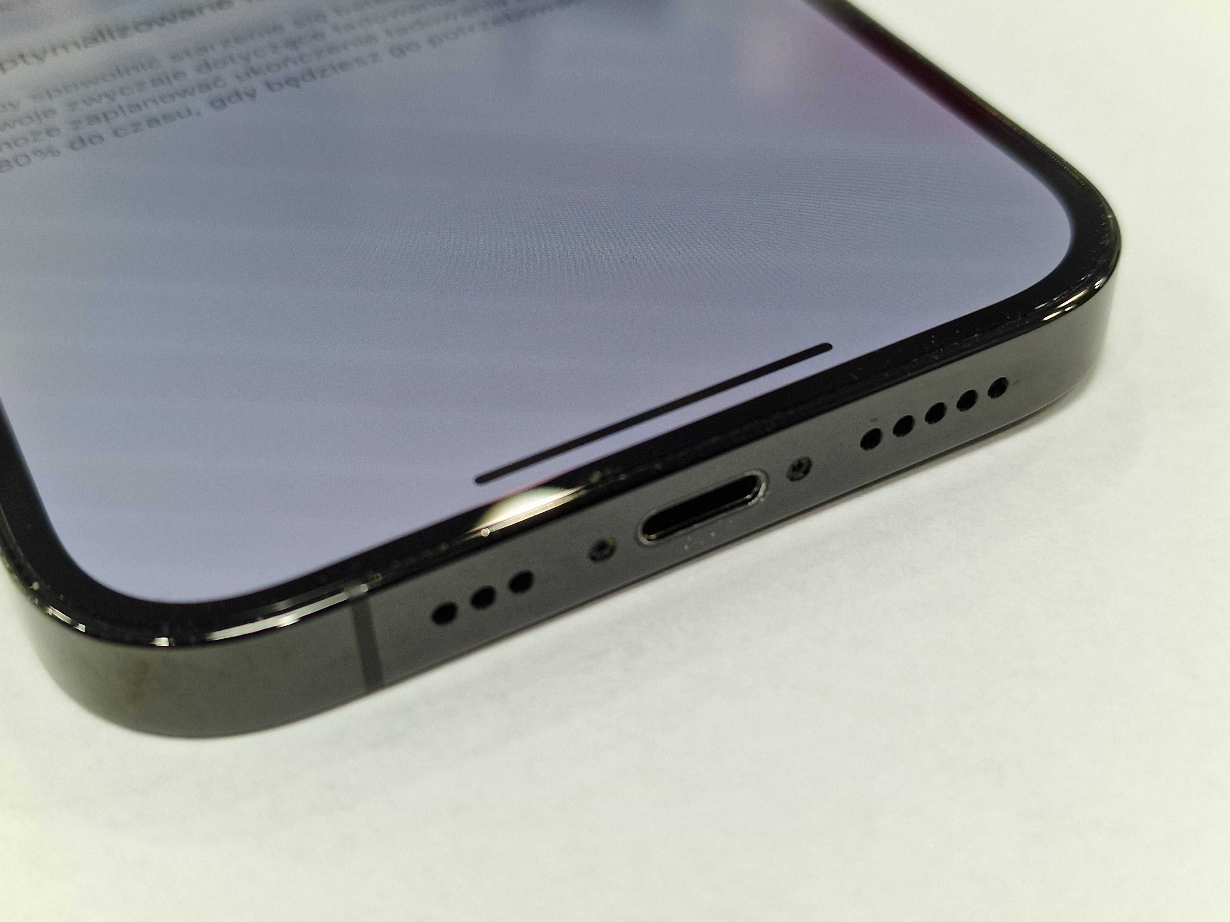 Iphone 14 PRO 256GB/ Space Black/ Bat 86%/ Grade A- + ładowarka