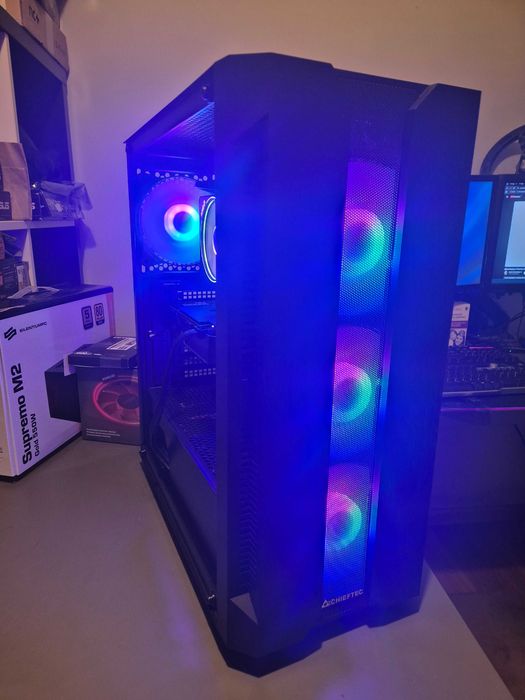 Komputer do gier Ryzen 7, 16GB DDR4, RTX 2060 6GB, 512GB SSD, aRGB LED