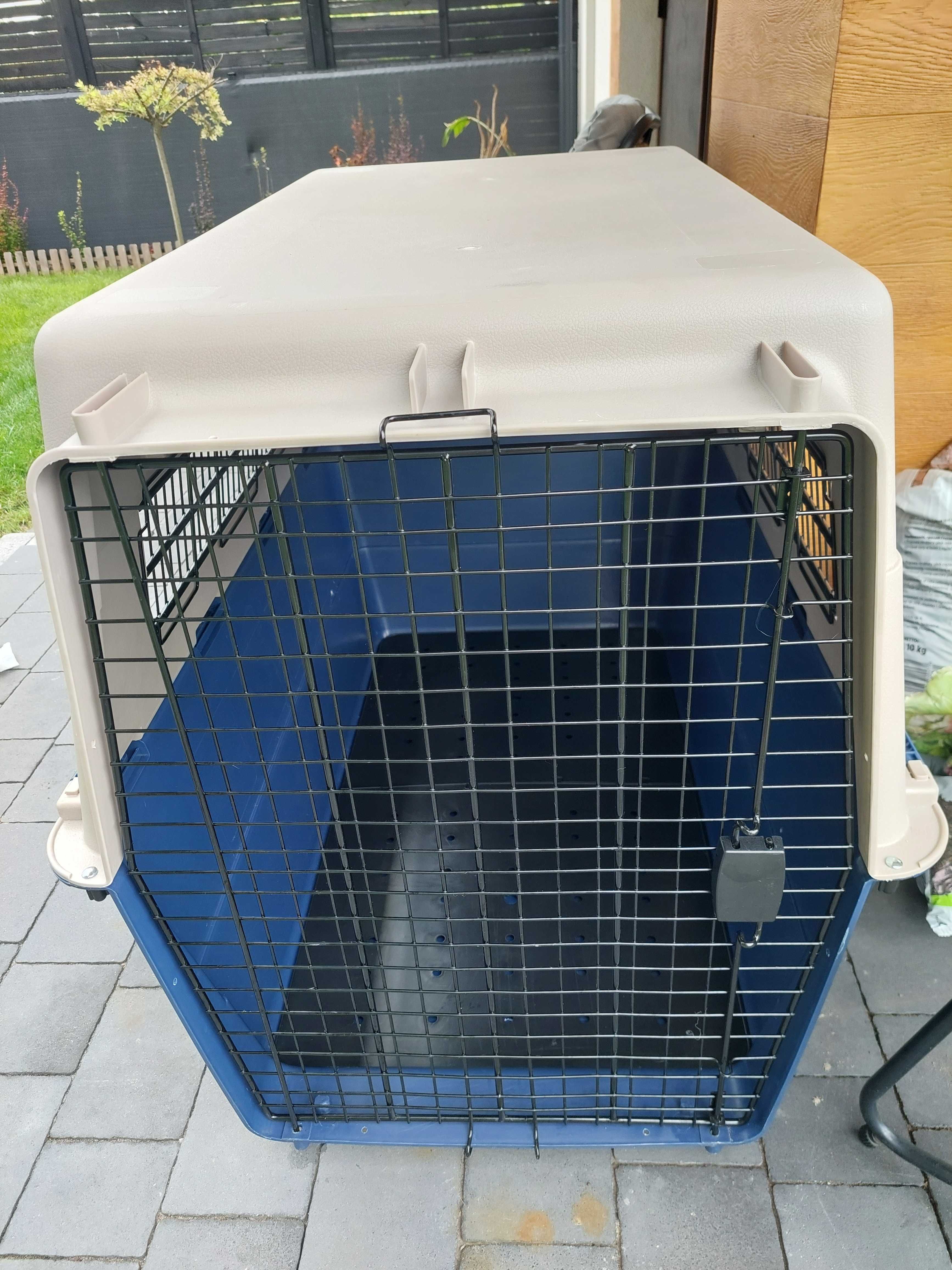 Duzy Transporter Klatka dla zwierzat 100x65x75 Raz uzyty