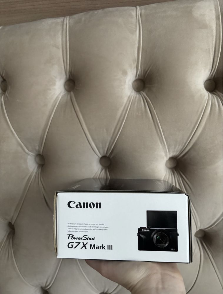 Canon g7x Mark III 2 lata gwarancji