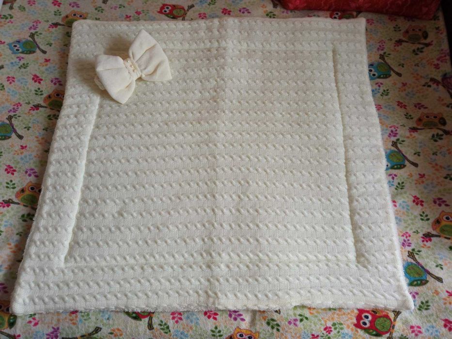 плед -  конверт на виписку з бантом Lari /зимовий/