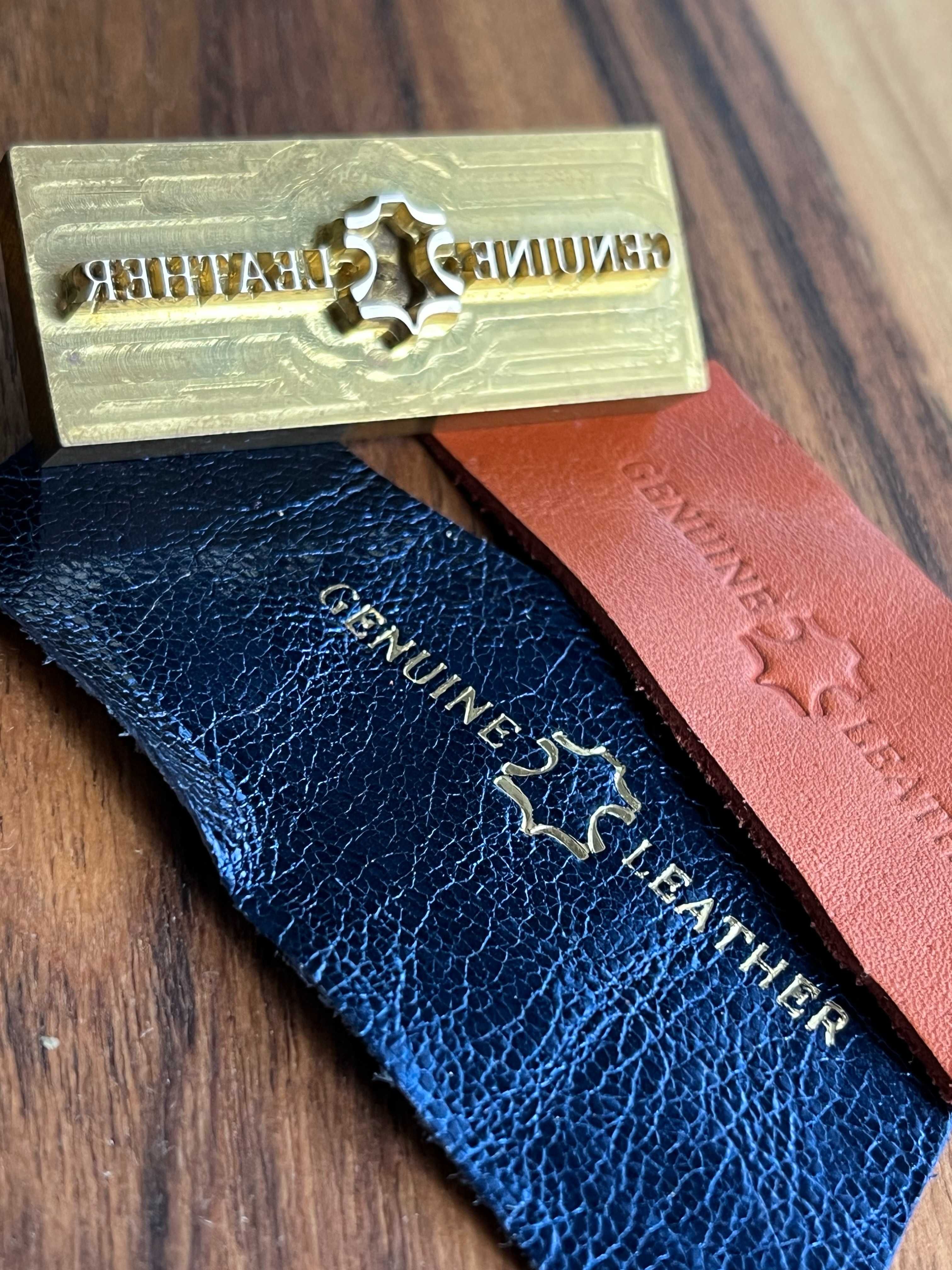 Hot stamp stempel grawer logo do znakowania tłoczenia skóry drewna
