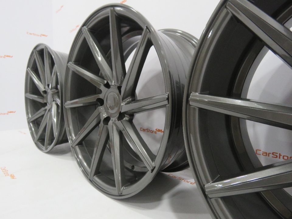 Jantes Look Vossen CVT 19 8.5+9.5 et35 5x112 Antracite