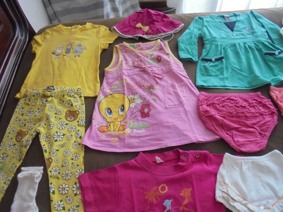 lote de roupa de menina bebé a boneca grande