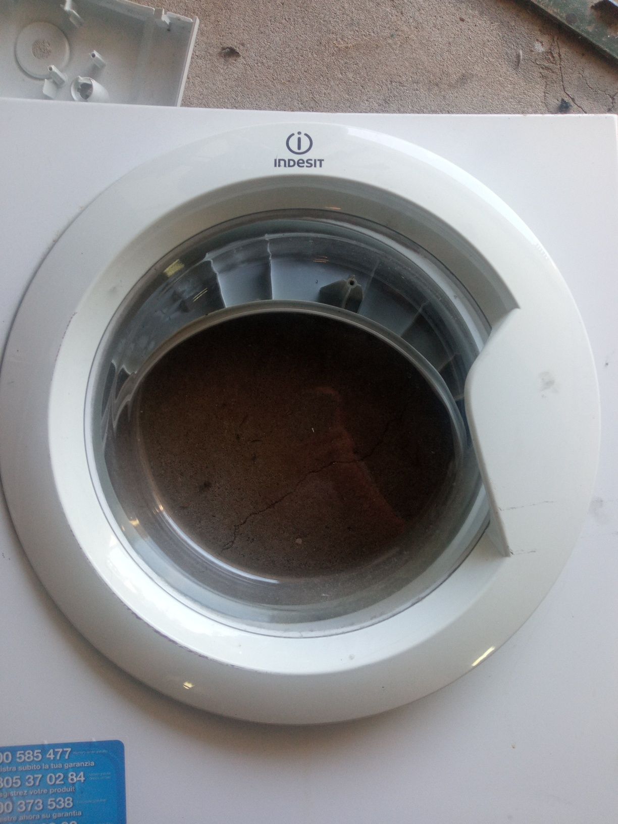 Porta de máquina de secar roupa Indesit IDV75