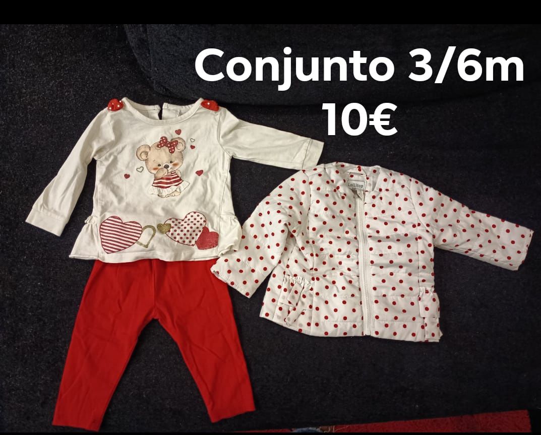 Roupa de bebé 1 a 18 meses