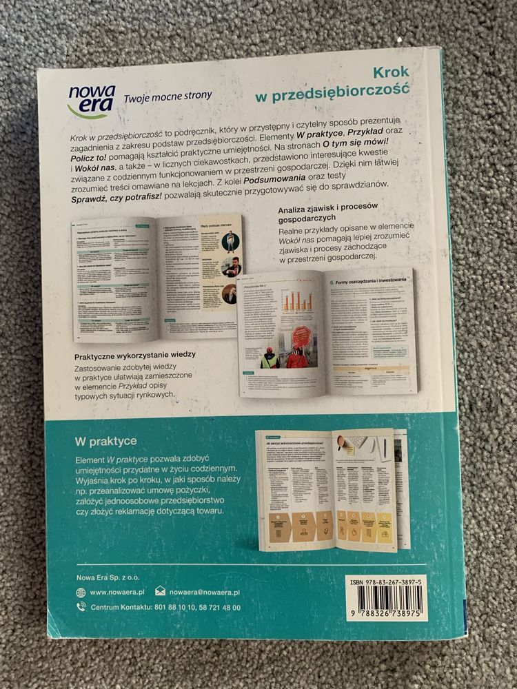 podręcznik do podstaw przedsiębiorczości