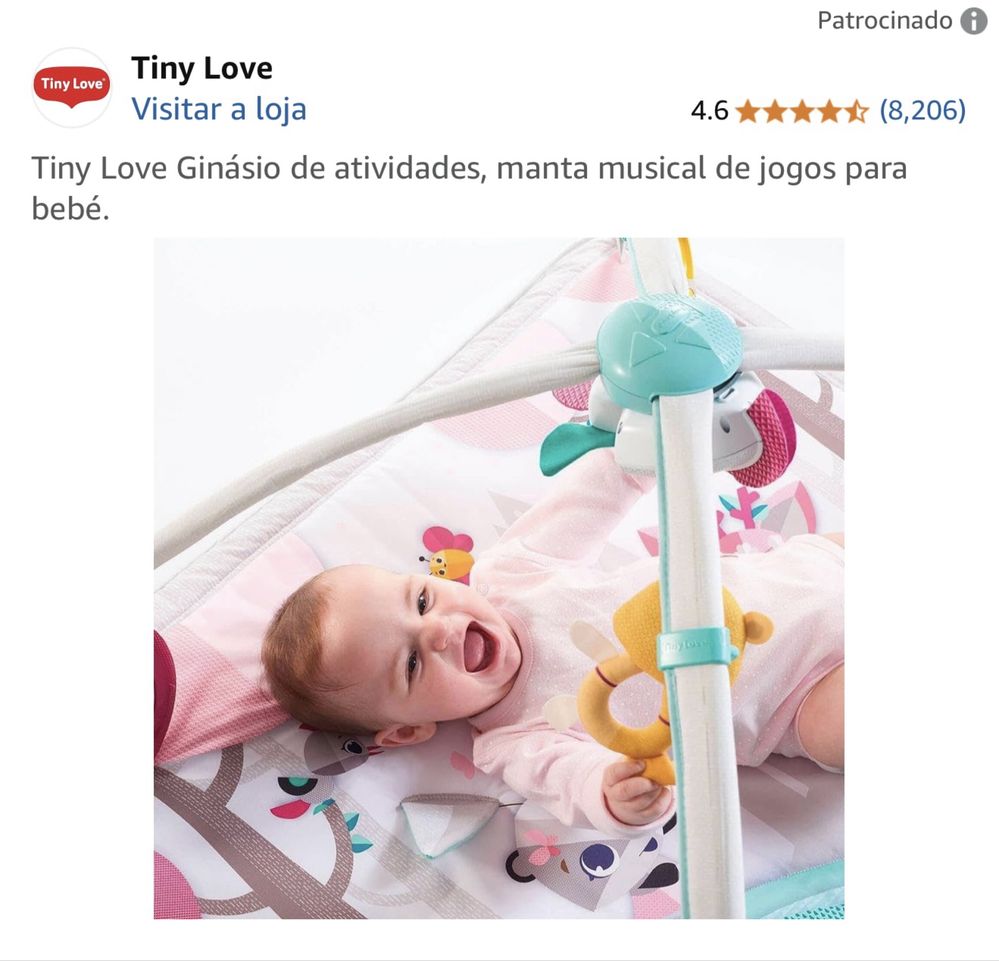 Ginasio bebe tiny love
