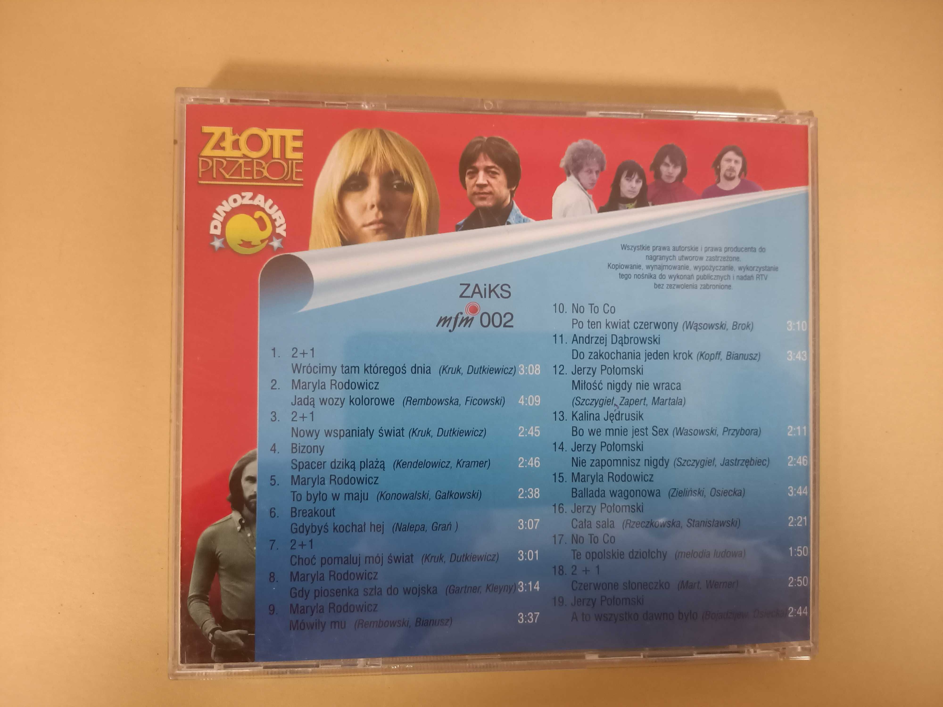 Płyta Cd NIe zapomniane przeboje Złote przeboje