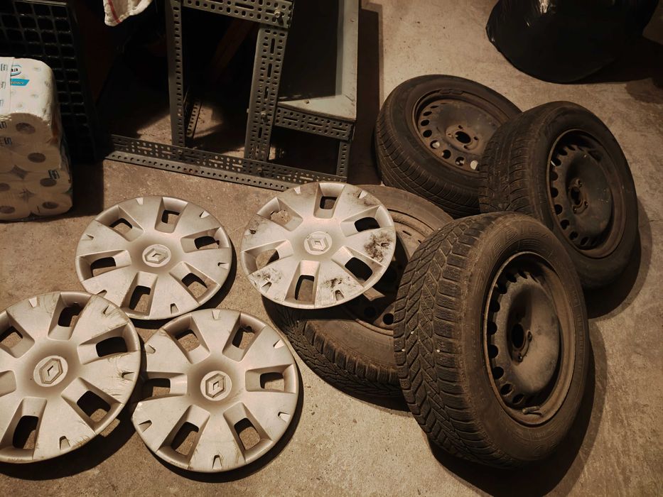 Felgi stalowe, opony zimowe, kołpaki, kompletne koła Renault Scenic 2