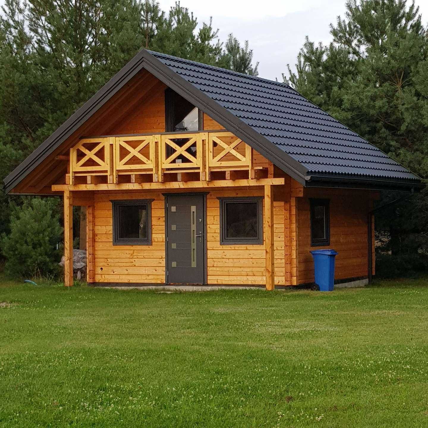 Materiał na dom z bala Ø20 34+34 m2 na zgłoszenie 43000 zł brutto