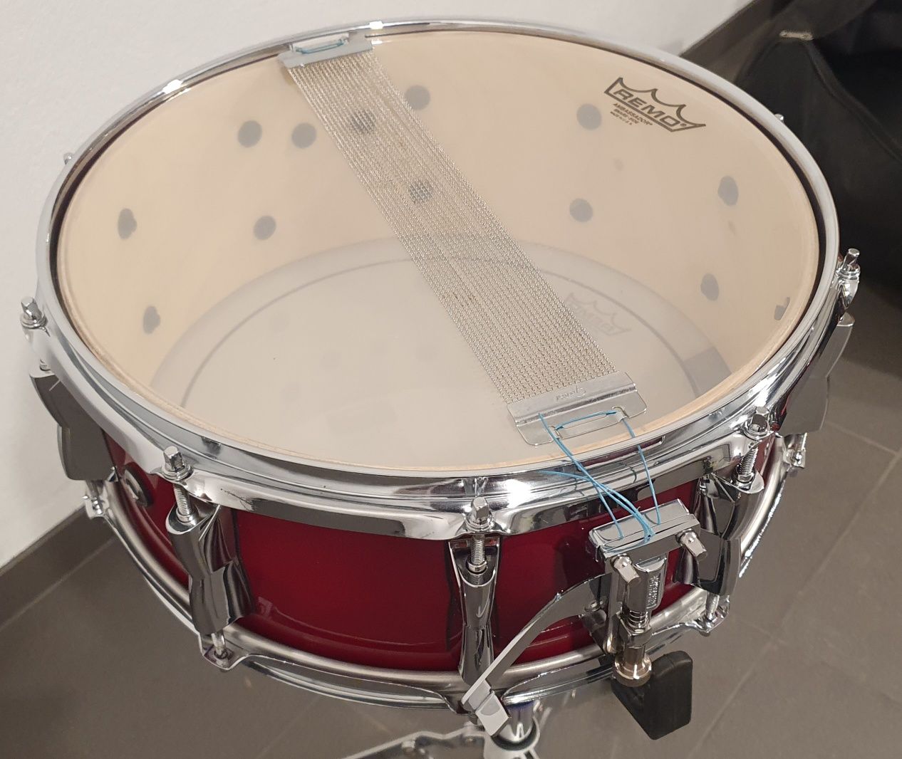 Werbel YAMAHA Stage Custom Birch 14 x 5,5 Cranberry Red