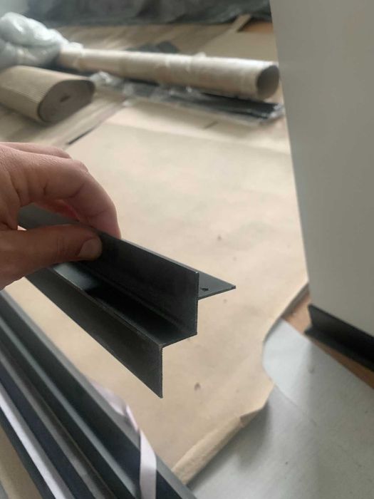 Алюмінієвий профіль тіньового шву, APT-20, 20х30х2500мм. (Чорний)