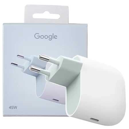 Оригінальна зарядка Google 45W Type-C для Pixel 9, 9 Pro, XL (+кабель)