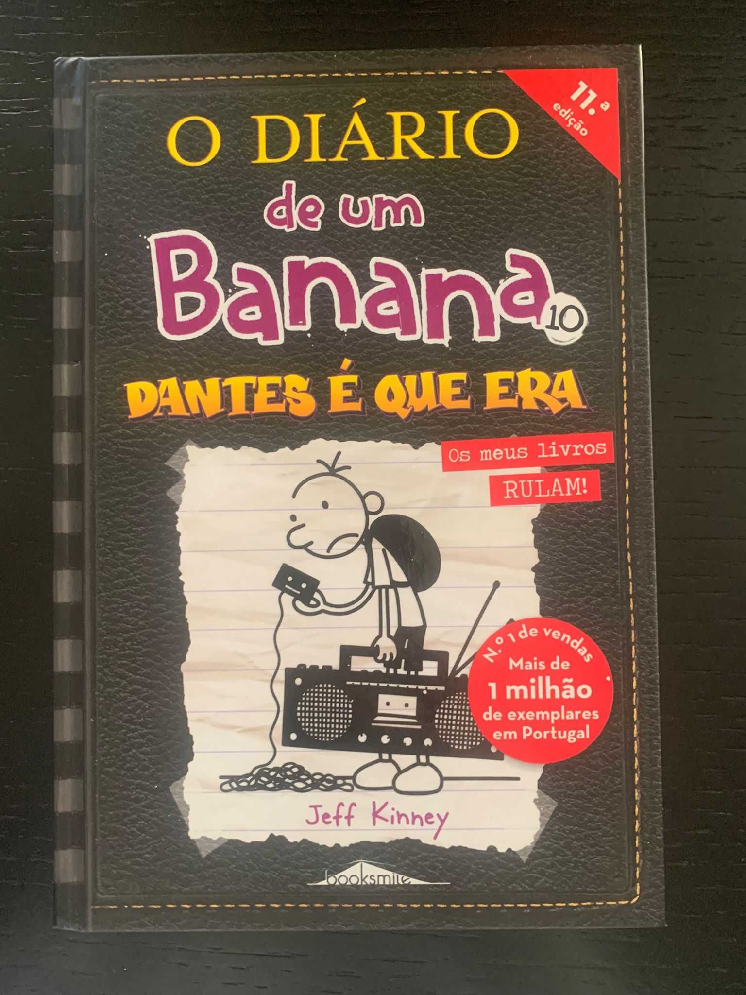 livros da coleção "O diário de um banana"